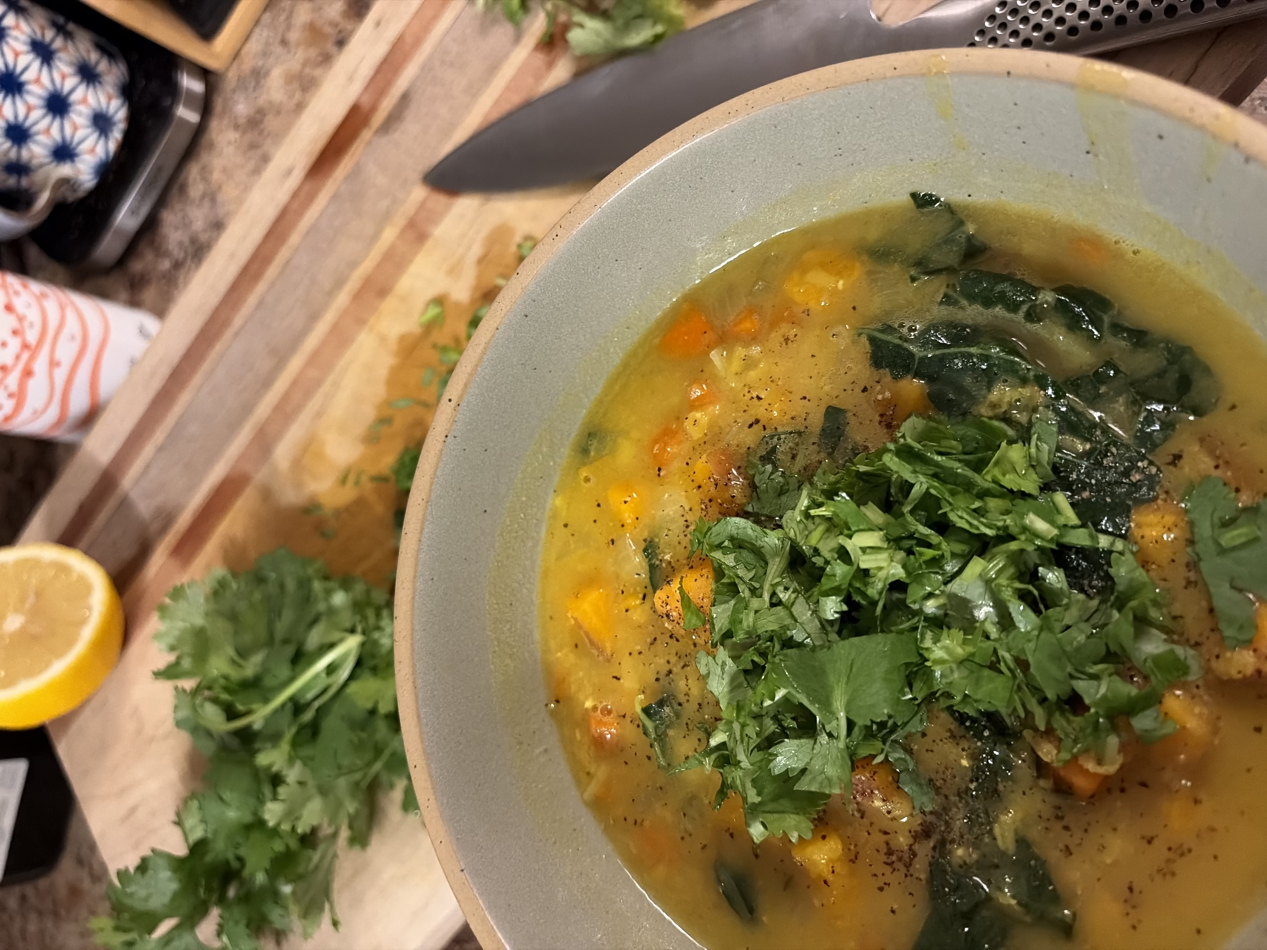 Golden Turmeric Lentil Soup
